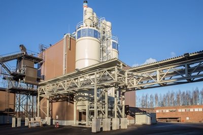 Altian Koskenkorvan tehtaan biovoimalaitos
